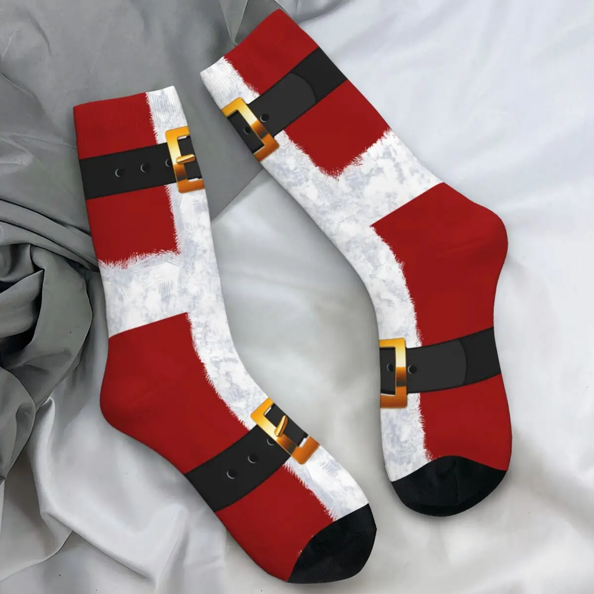 Couple Socks Santa Claus Suit Fashion Christmas Stockings Spring Trendy Medium Soft Socks Printed Running Anti Sweat Socks