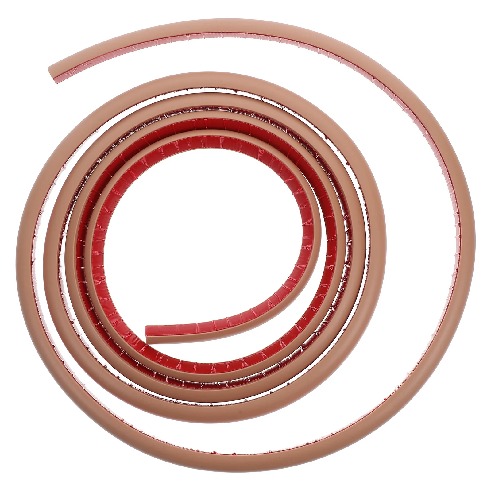 3 Meters Peel Stick Quarter Round Molding Trim Flexible Pvc Edge For Floors Stairs Corners Bathtub Wall Self Adhesive Bendable