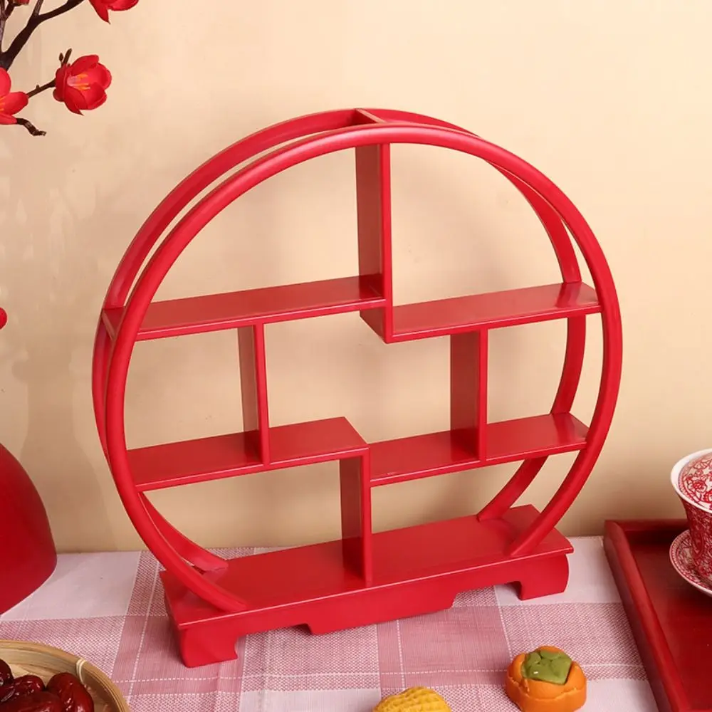 

Chinese Style Wedding Pastry Stand Handmade Festive Cupcake Dessert Plate Antique Model Toy Display Stand Party Favors