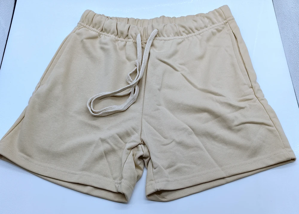 Herren 100% Reine Baumwolle Sportshorts für Alle Jahreszeiten Retro Lässige Stylische Streetwear Lose Athletische Shorts Mit Seitentaschen – Detail 28