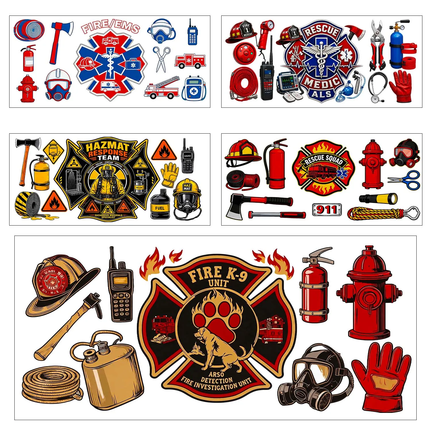 Proud Firefighter UV DTF Transfer Sticker Waterproof DIY Decals 3D Transfers UVDTF Sticker 16oz UV DTF Cup Wraps