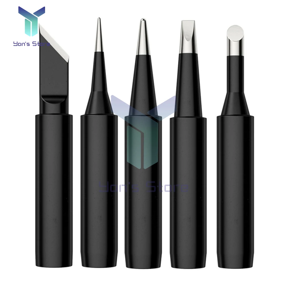 Bộ 5 Đầu Hàn Phụ Kiện trạm hàn 936 bấc hàn nhiệt nhanh bằng đồng nguyên chất 900M-T-2.4D 900m-t-3c 900M-T-K I B