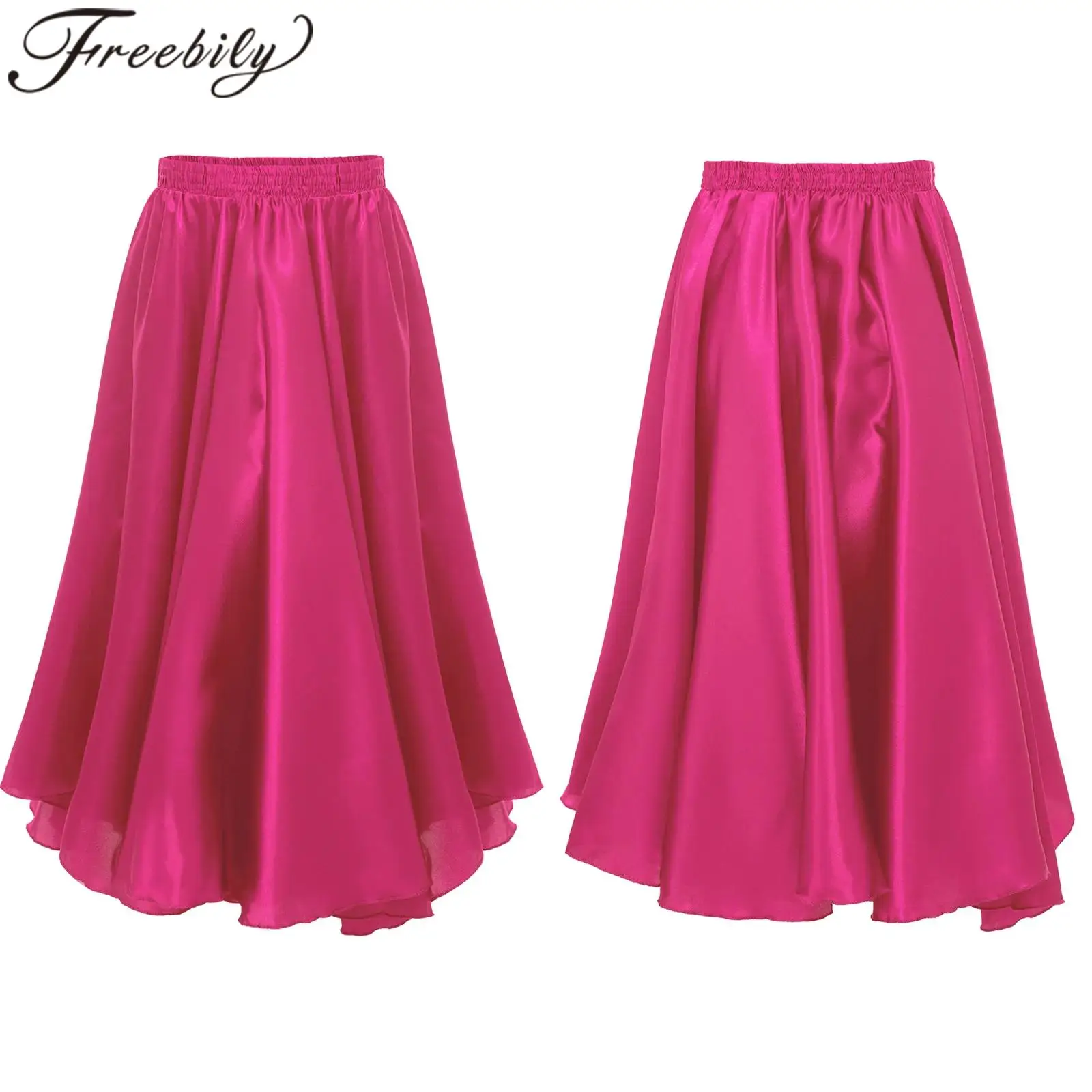 Traje de flamenco crianças meninas saia espanhola tourada dança vestido saias longas dançarino cigano tango latino desempenho do ventre dancewear