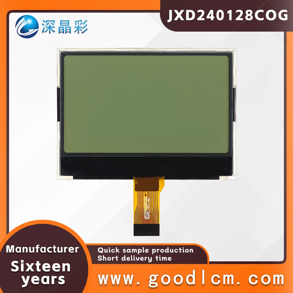 wholesale hand instruments LCD screen FSTN 240128COG FSTN Positive 240X128 graphic dot matrix industrial screen UC1638 drive