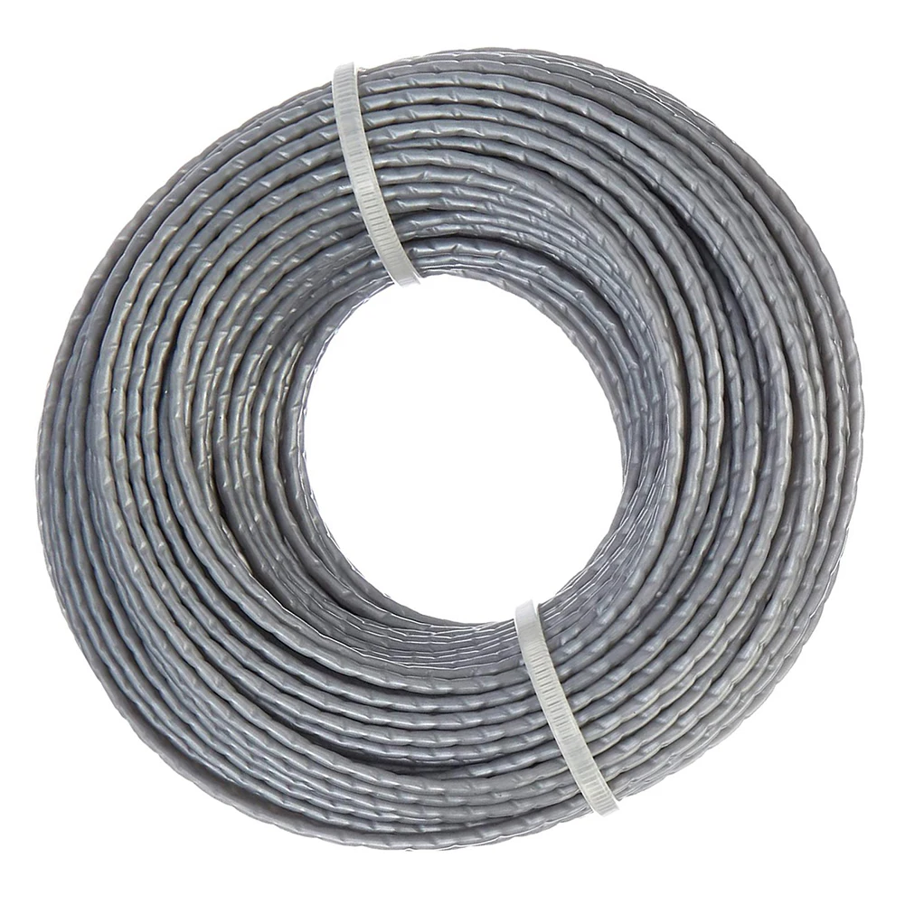 

Trimmer Lines Line Spool Trimmer Cord 15m 2.0mm Mowing Line Practical Replacement Line Spare Parts String Trimmer