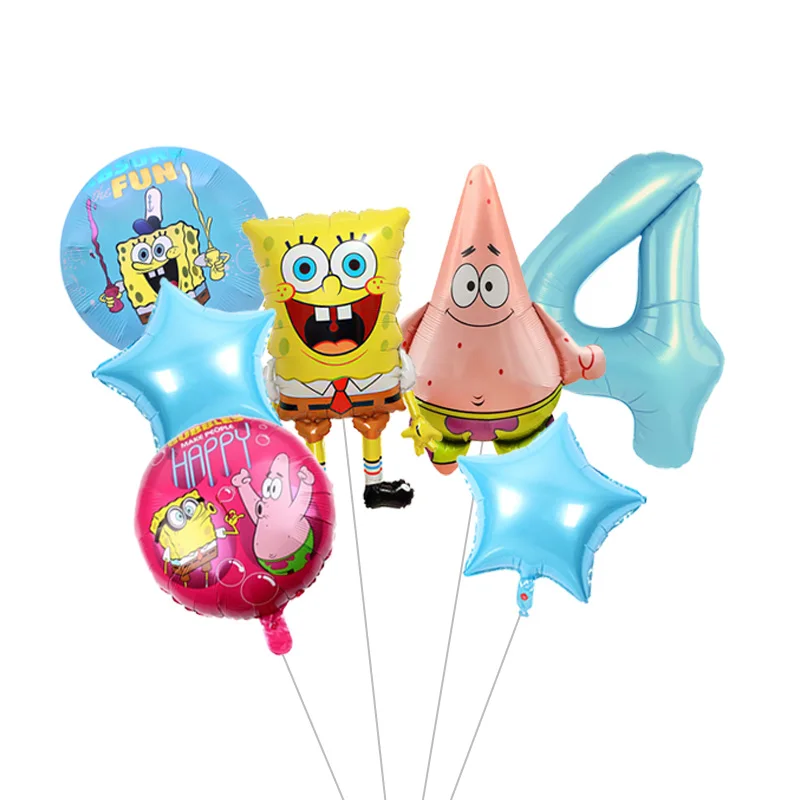 Niedlicher SpongeBob-Themen-Partykerzen-Geburtstagstorten-Topper für Kinderfeier-Dekoration – Detail 22