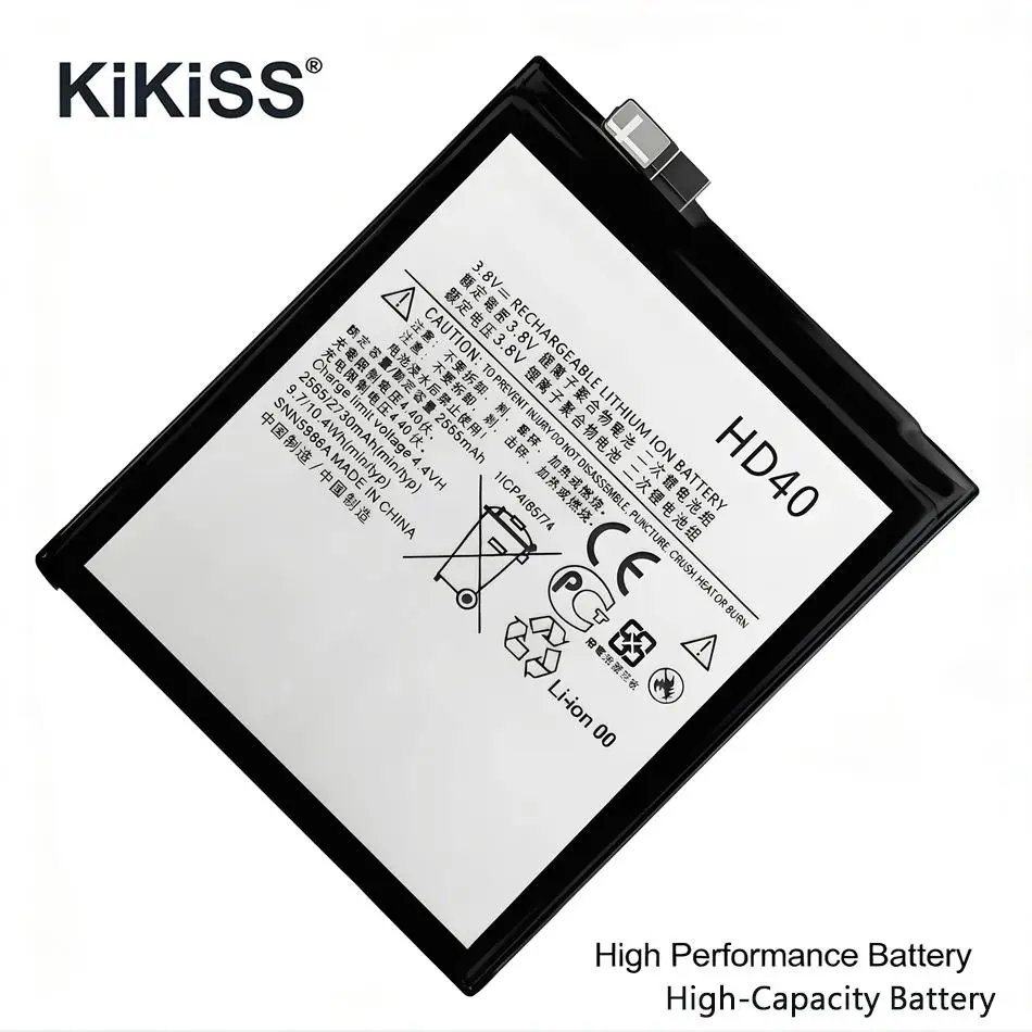 

Надежная сменная батарея HD40 для мобильного телефона, 2565 мАч, для Motorola Moto Z Force 2-го поколения Z2 XT1789-1