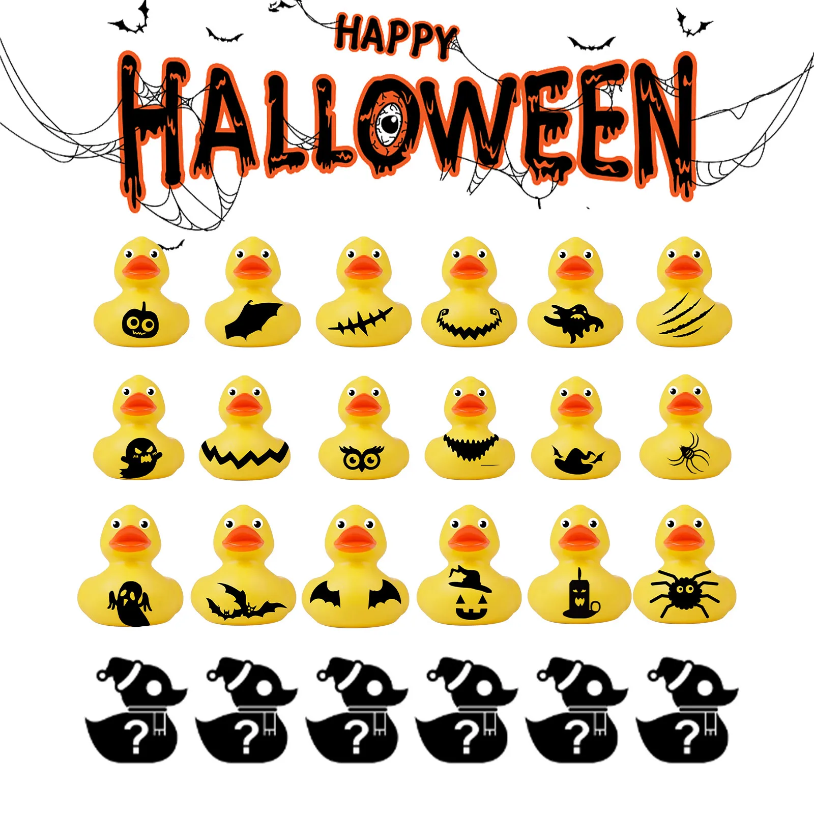Il conto alla rovescia dell'orologio con sabbia da 10 minuti è qui. Scatola calendario Regalo notturno di Halloween Decorazione festival Spazzolatura sensoriale per bambini Hot