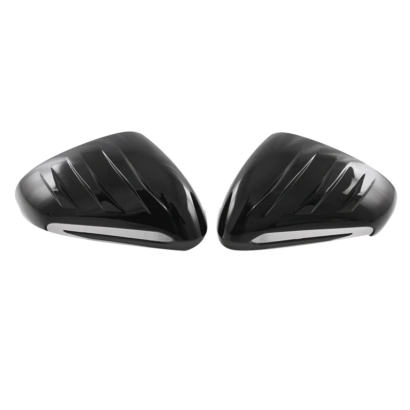 Car Side Door Mirror Cap Rearview Mirror Cover Trim Protective Black For BYD Seal / BYD ATTO 4