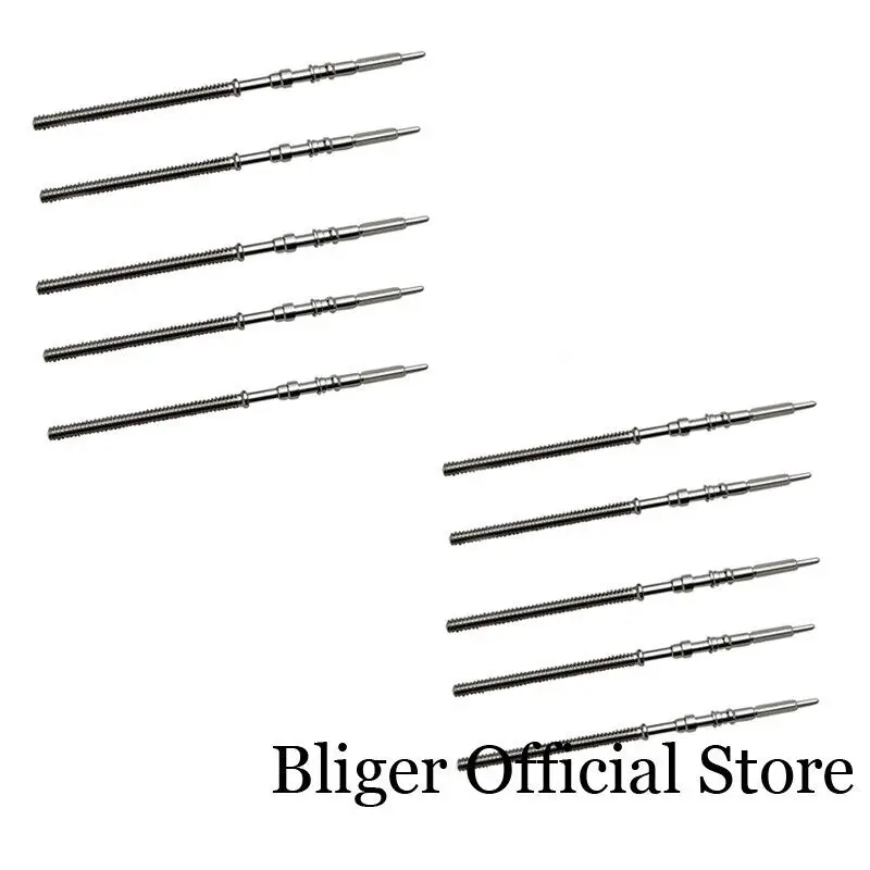 BLIGER Watch Parts Mechanical Automatic Stainless Steel Self Winding Stem for NH35 NH36 NH34 Movement Crown