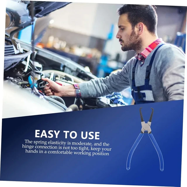 New Blue Clamp Plier Joint Clamping Pliers for Quick Filter Removal Oil Line Clamp Pliers Auto Tool for Detaching Fuels Hoses 3