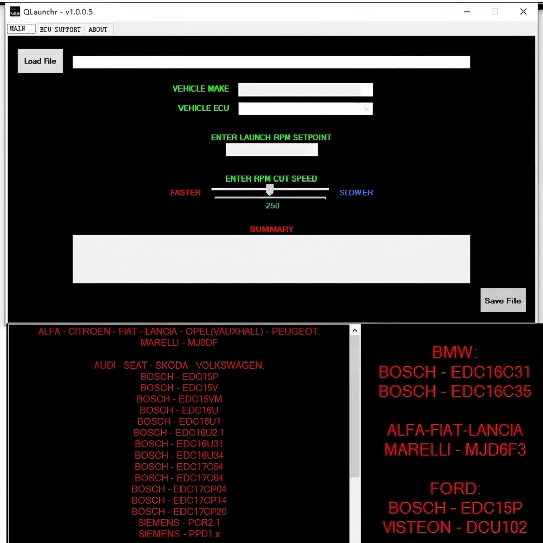 HardCut Limiter Diesel + UltraCut + Pop&Bang + HARDCUT VMAX + HotStartr + QLaunchr ECU أداة منتج السيارة 6 في عبوة واحدة