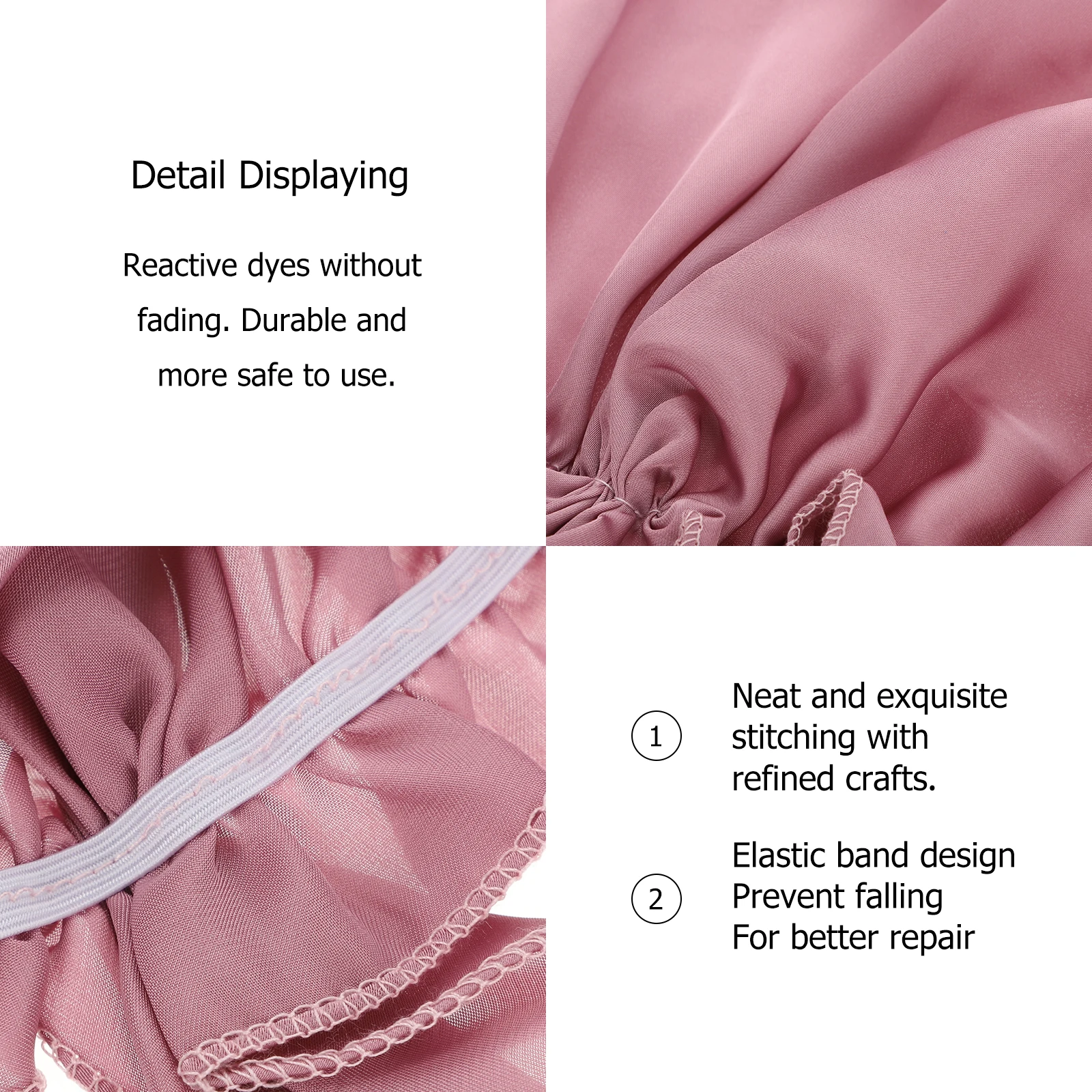 

Imitation Silk Satin Sleep Bonnet Pregnant Women Hair Care Adult Cap Maternal Bathing Hat Loose Headscarf