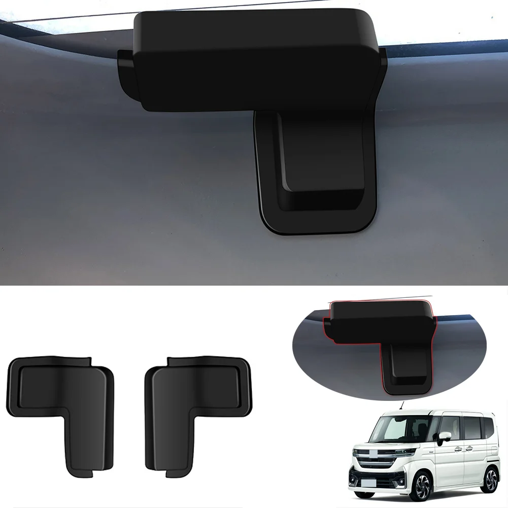 

Two Piece Antenna Guard Set for Suzuki Spacia Custom MK04 Series 2024 Featuring ABS Material and Secure Sticky Back Installation