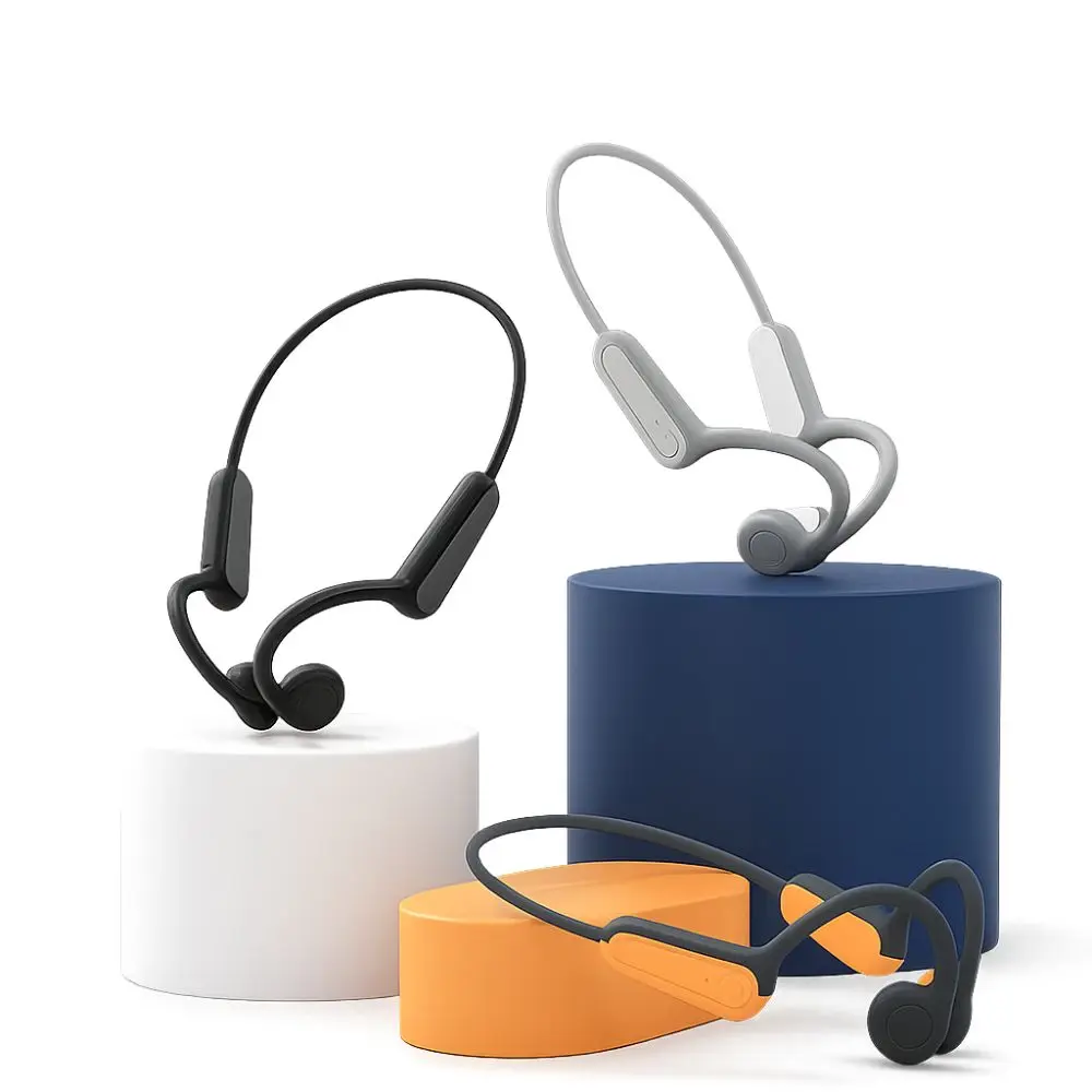 

Real Bone Conduction Sport Headphone Built-in Mic Type-C Charging Bone Conduction Headphone Sweatproof Secure Fit