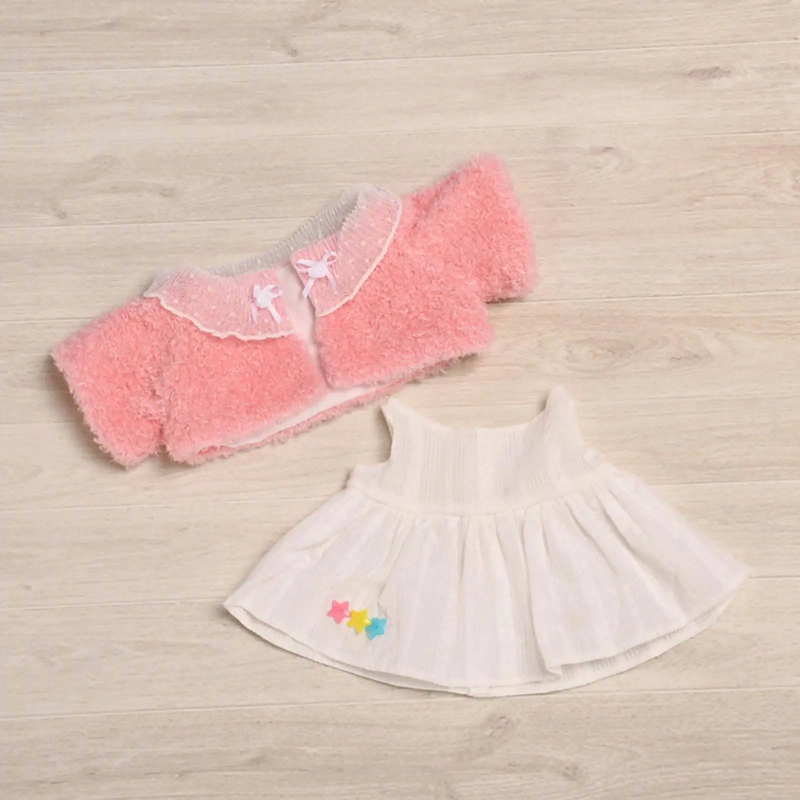 Ropa de muñeca de peluche de 13 pulgadas DIY lindo, felpa, accesorios para muñecas, vestido de muñeca, juguete, accesorios de fotografía elegantes, disfraces