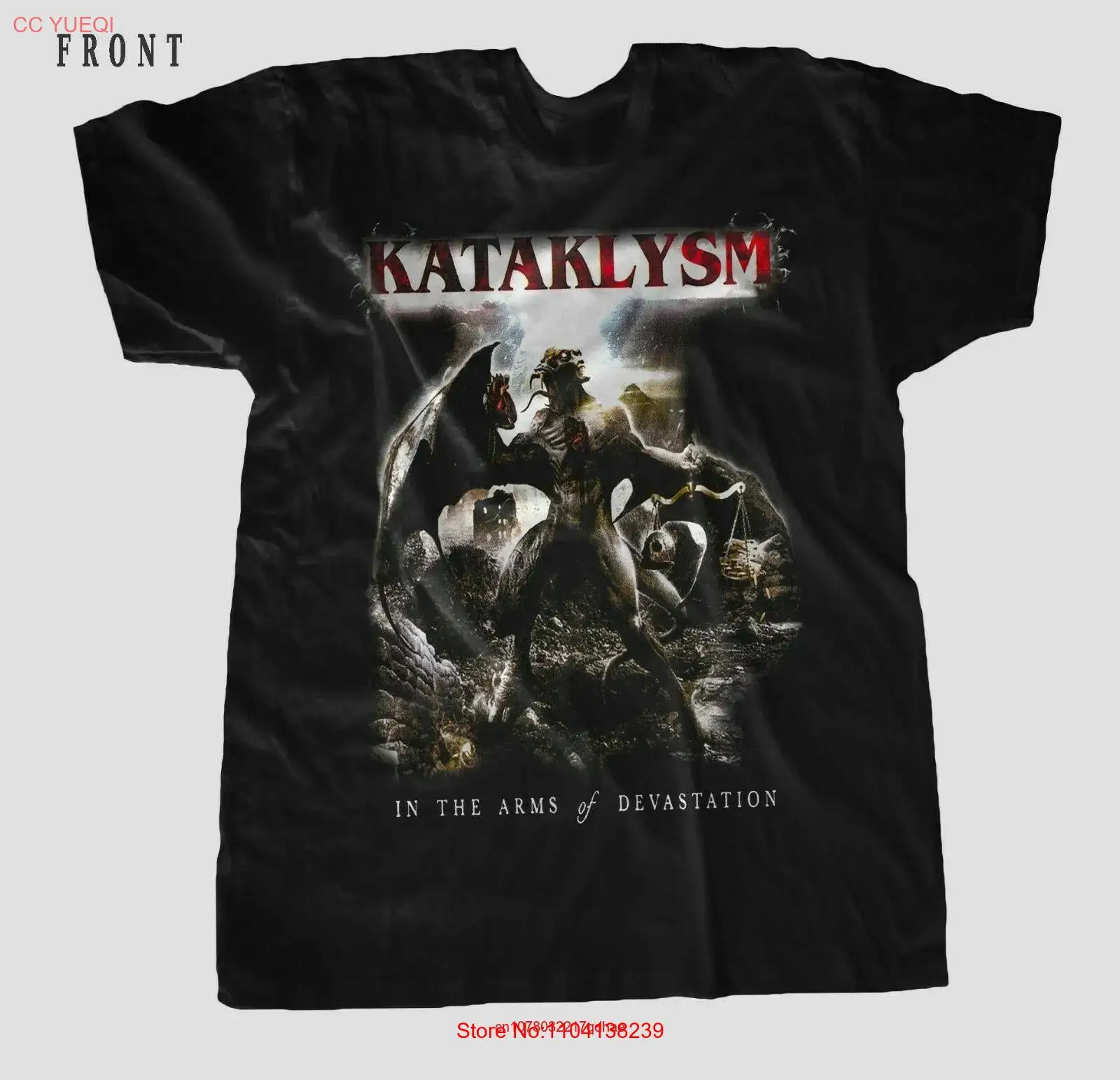 KATAKLYSM In the Arms of Devastation T Shirt  Black S to 5XL PM1049 long or short sleeves