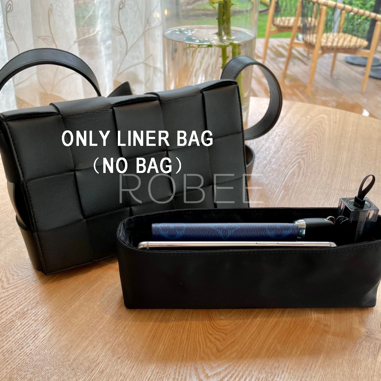 

Rose ONLINE For BV Bottega Cassette Bag, nylon liner bag, finishing storage bag, waterproof inner bag