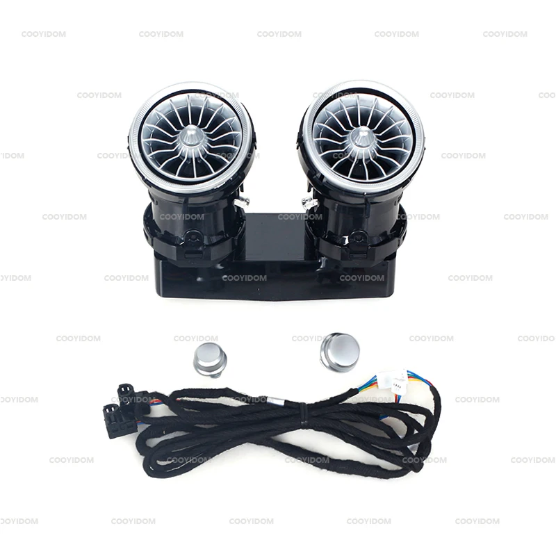 سيارة LED منفذ الهواء فتحات منفذ الهواء توربو الداخلية تقليم جديد فوهة الضوء المحيط لمرسيدس بنز E Class W213 2016-2021