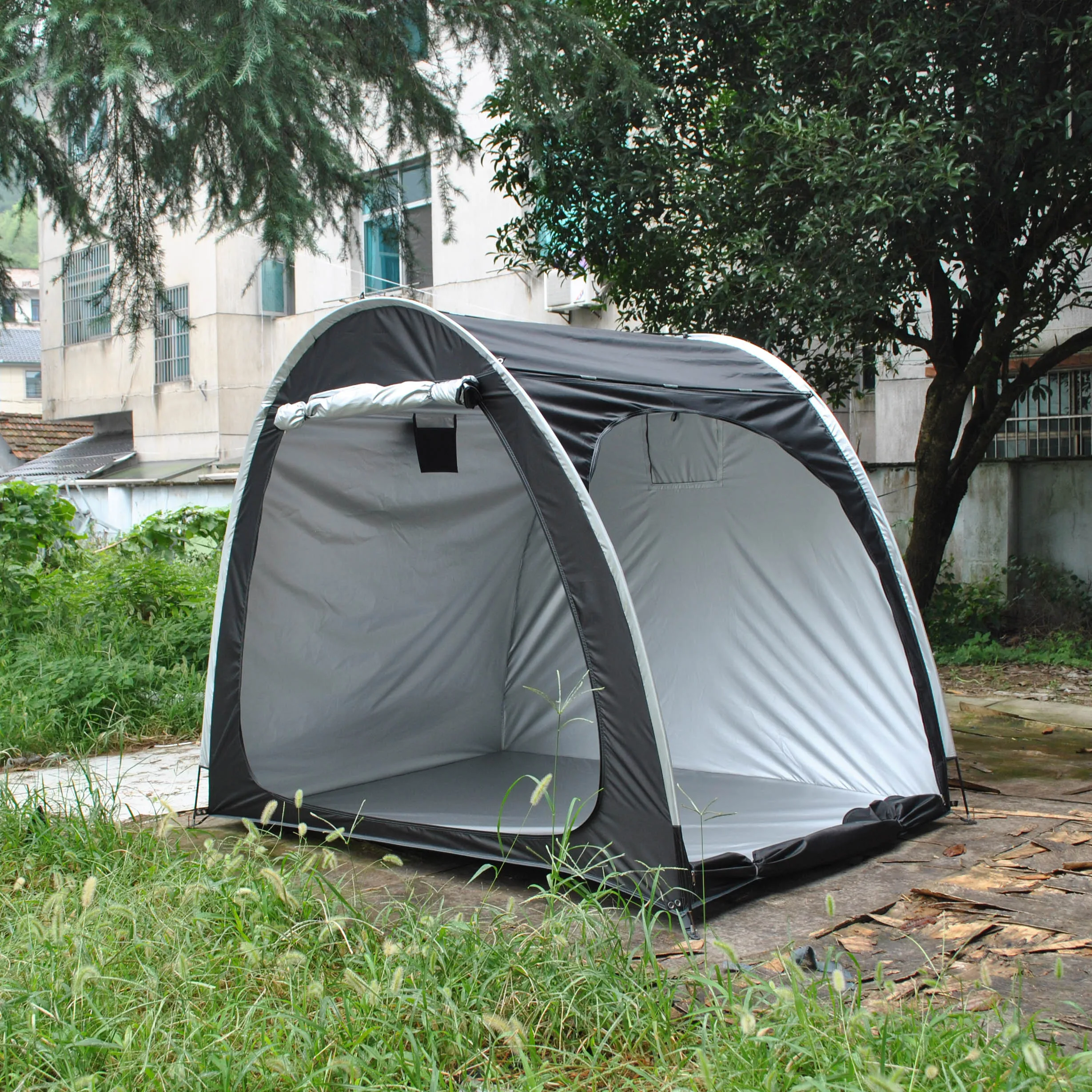 

210*150*165CM 3-4 Person Upgrade Widen 4 Bikes 2 Doors Bicycle Awning Storage Room Motorcycle Shed Tent