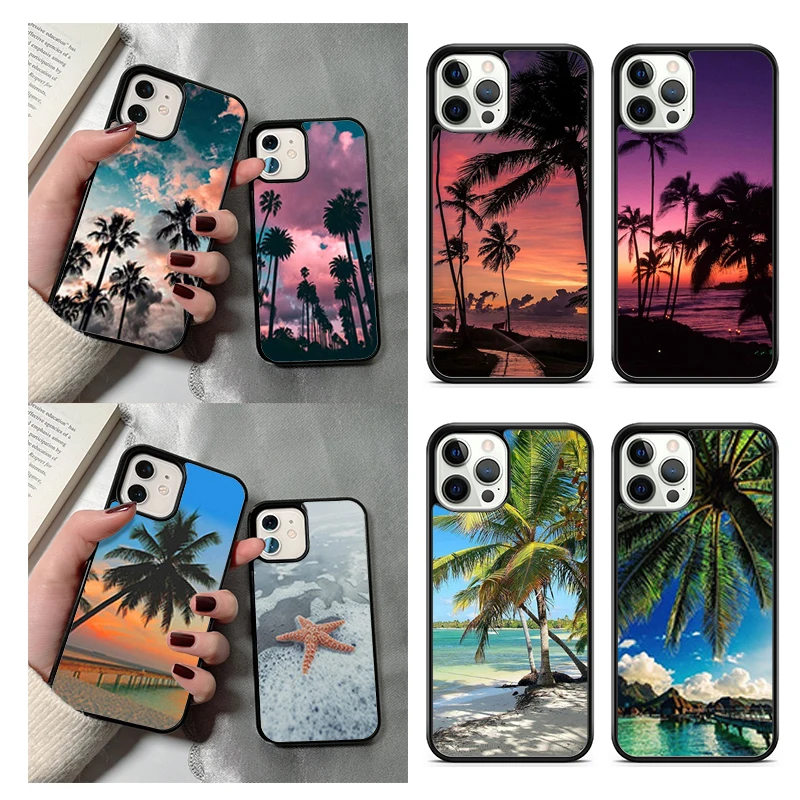 The Sea Waves Beach spray ocean island Phone Case For iPhone 14 15 16 13 12 Mini Max Cover For Apple 11 Pro Max 8 7 Plus SE