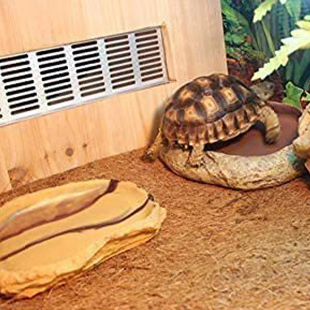 

1 Roll Large Coconut Fiber Pad Reptile Substrate Mat Natural Terrarium Liner for Bearded Dragon Leopard Gecko Turtle Tank Pet