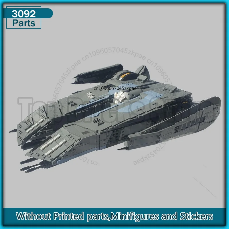 ภาพยนตร์Starfighter Rogue ShadowยานอวกาศMOC Building Blockเทคโนโลยีอิฐชุดคอลเลกชันจอแสดงผลของเล่นXmasของขวัญ
