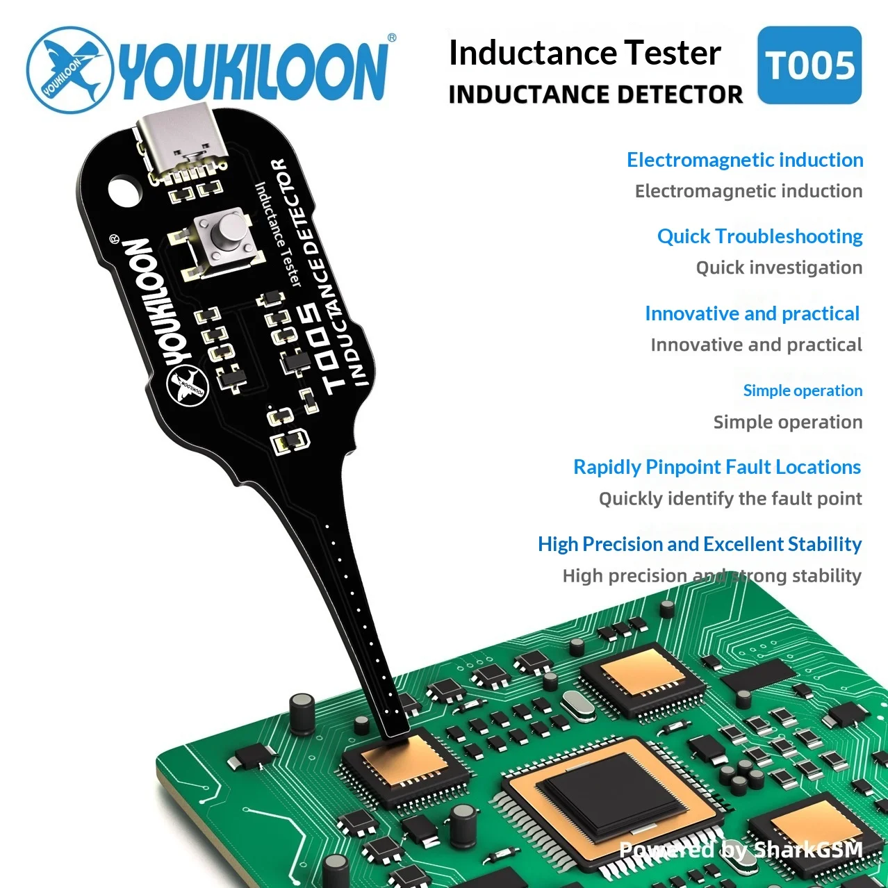 Capacitance Inductance Tester Battery Induction Mainboard Rapid Troubleshooting for Mobile Phone Repair M141 T005