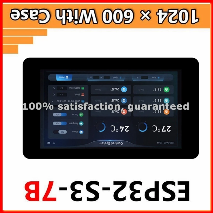 

ESP32-S3 7-дюймовый сенсорный ЖК-экран с разрешением 1024x600, N16R8, CAN, RS485, поддержка датчиков, Wi-Fi, Bluetooth-A22U