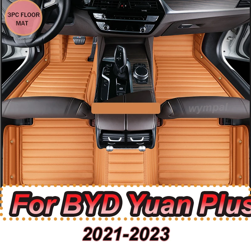 

LUXURY Rear Trunk Floor Mat For BYD Yuan Plus Atto 3 2021~2023 Auto Non-slip Floor Mats Car Mat