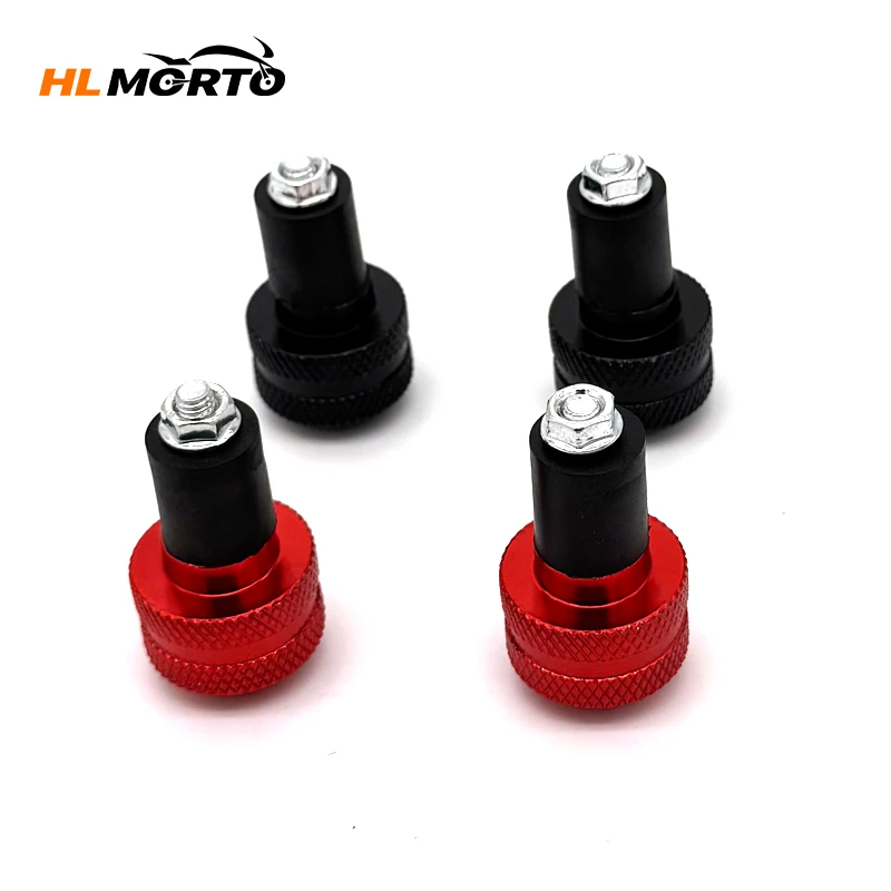 1 paar 7/8'' 22mm Motorrad Griff Bar Ends Griffe CNC Metall Lenker Gegengewicht Stecker Slider Motorrad griffe Zubehör