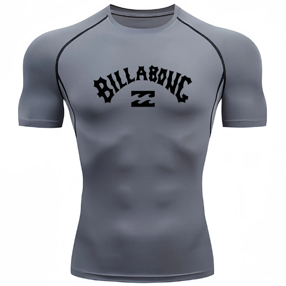 Male UV Protection Tights Rashguard Men short Sleeve Swimsuit Swim Rash Guard Quick Dry Surf T Shirt Swimming Diving Suits S-3XL image 4