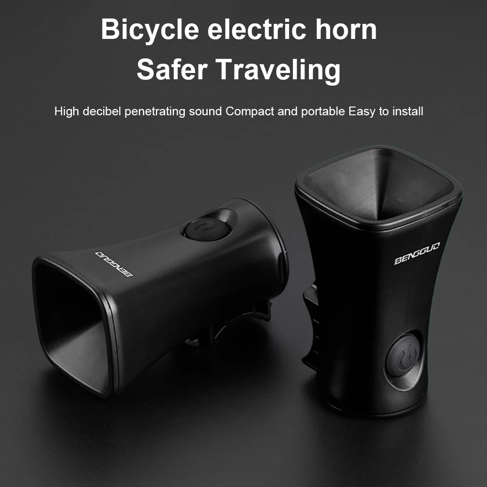 جرس الدراجة بصوت عال تحذير جرس السلامة القابلة لإعادة الشحن دراجة المقود إنذار جرس رنين 5 أوضاع الصوت الدراجات سكوتر الدراجة الملحقات #3