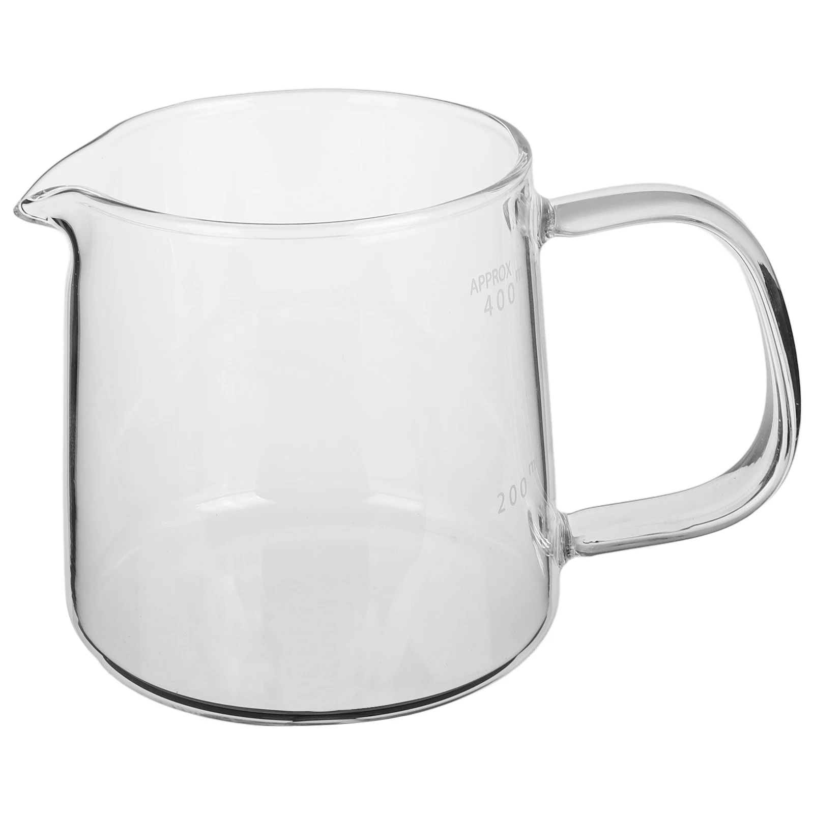 

Heat Resistant Borosilicate Glass Coffee Carafe 400Ml Clear Hand Brewed Pot Home Use Office Coffee Server Drip