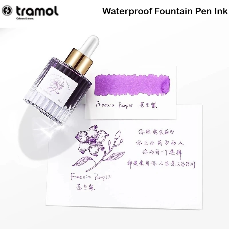 

Tramol 5 Colors 30ml Fountain Pen Ink Calligraphy Dip Pens Ink School Office Supplies Stationery For JINHAO Hongdian Majohn
