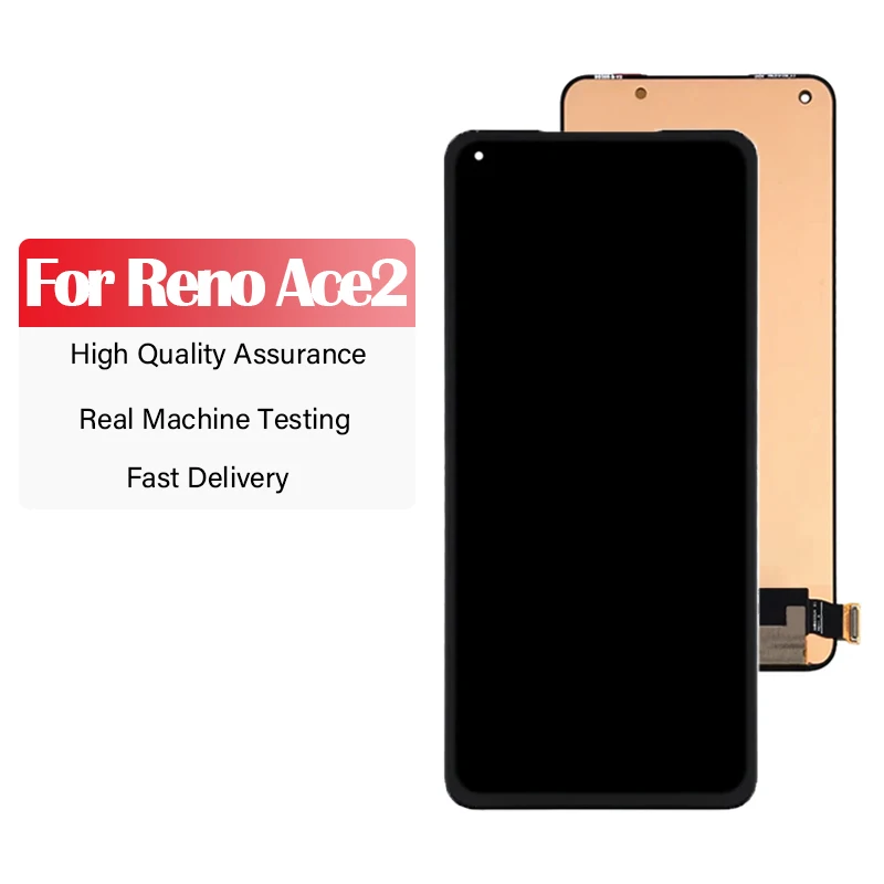 LCD Touch Screen Digitizer Assembly com ferramenta de reparo e cola, 6,55 polegadas, OPPO Reno Ace 2, PDHM00