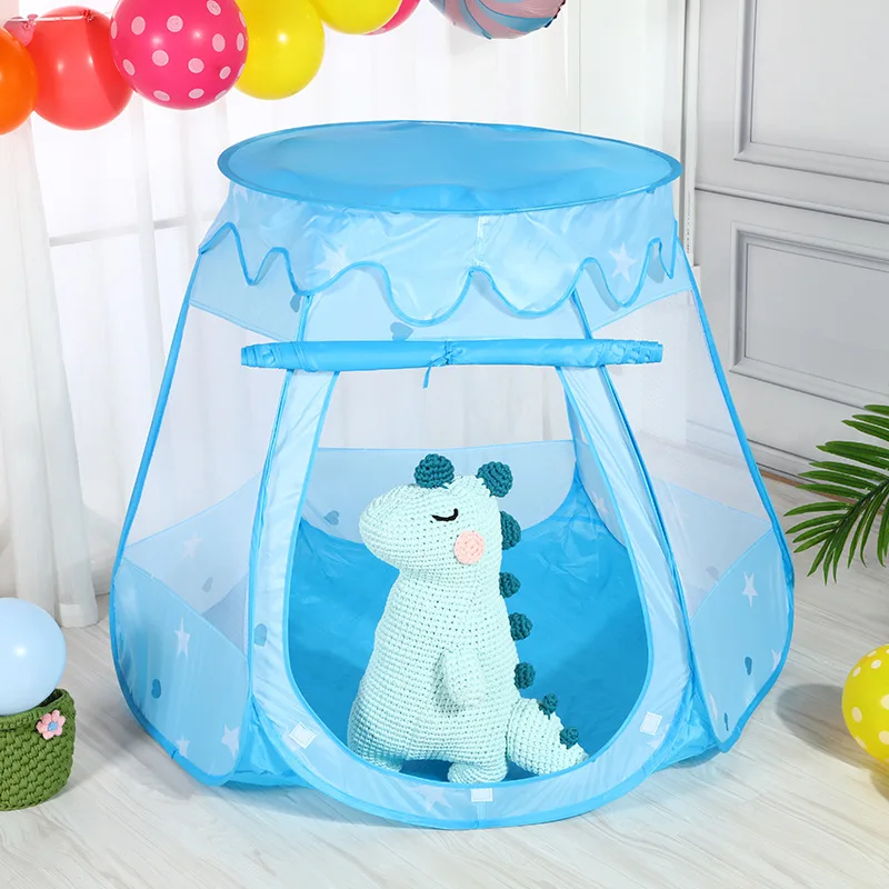 Children Hexagonal Portable Toy Tent Kids Folding Tent Indoor Outdoor Pretend Princess Gamehouse Ocean Ball Pool Kids Gifts