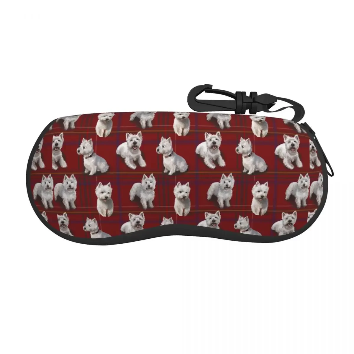 West Highland Terrier Westie Glasses Case Anti-Fall Cute Puppy Dog Glasses Storage Box Ins Glasses Box