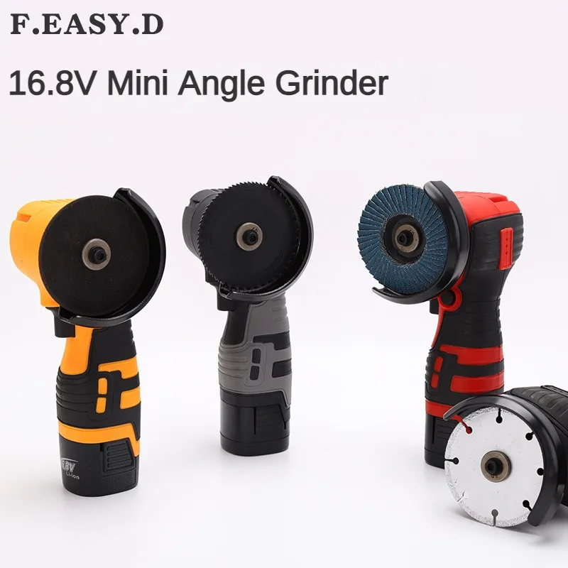 

16.8V portable Mini Angle grinder grinding cordless lithium battery polishing machine diamond cutting power tool Grinding tools