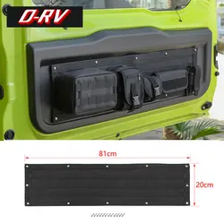 Black Tailgate Storage Bag Case Cover Tool Organizer For Suzuki Jimny 2019 2020 2021 JB64 JB74W Internal Accessorie