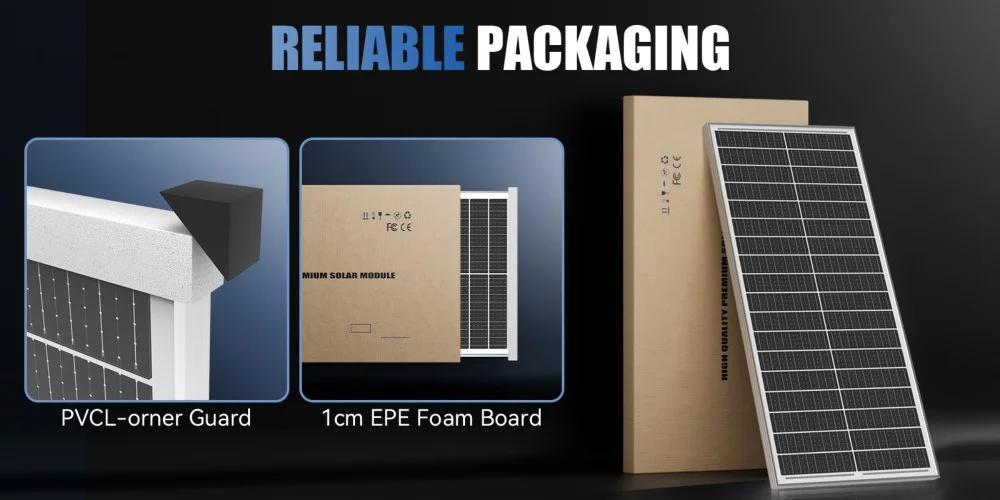 RVPOZWER 12.8V 400/200/100W Rigid Solar Panel 12BB N-Type Solar Cells Monocrystalline Silicon Waterproof Solar Panel Home/RV