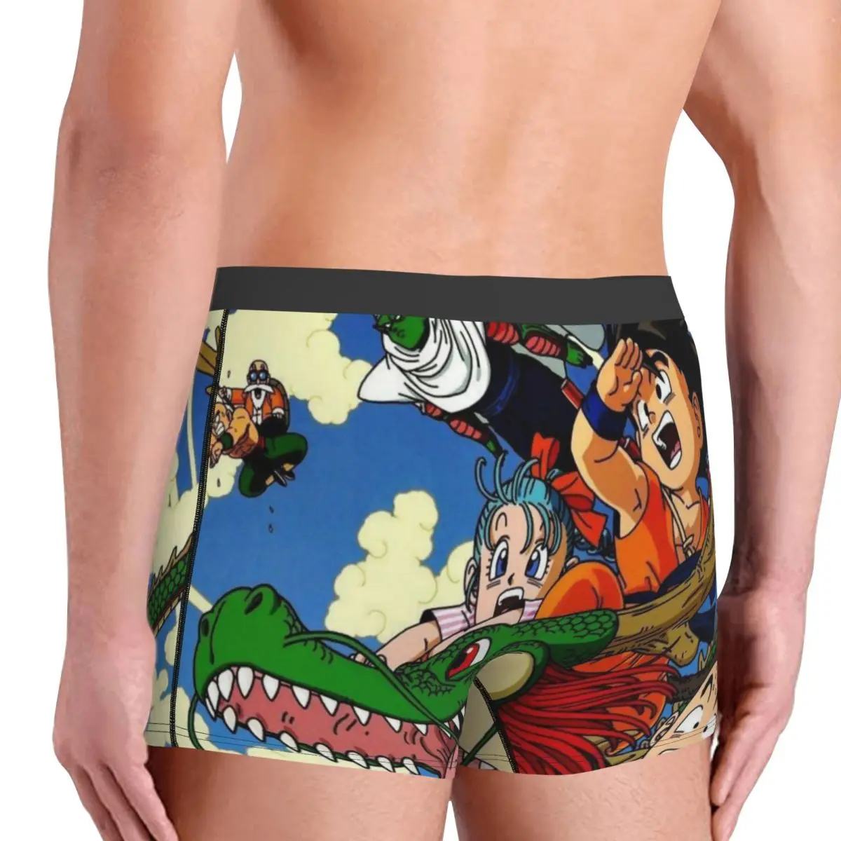 Dragon Ball Z Dragonball Anime Boxer Neuheit Geschenk für Männer Humorvolle Unterwäsche Boxer Unterhose