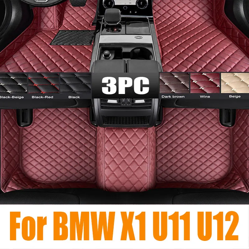 

For BMW X1 U11 U12 Accessories 2023 2024 2025 Car Trunk Floor Mats Waterproof Liner Upholstered TPE Material Protect Storage Pad