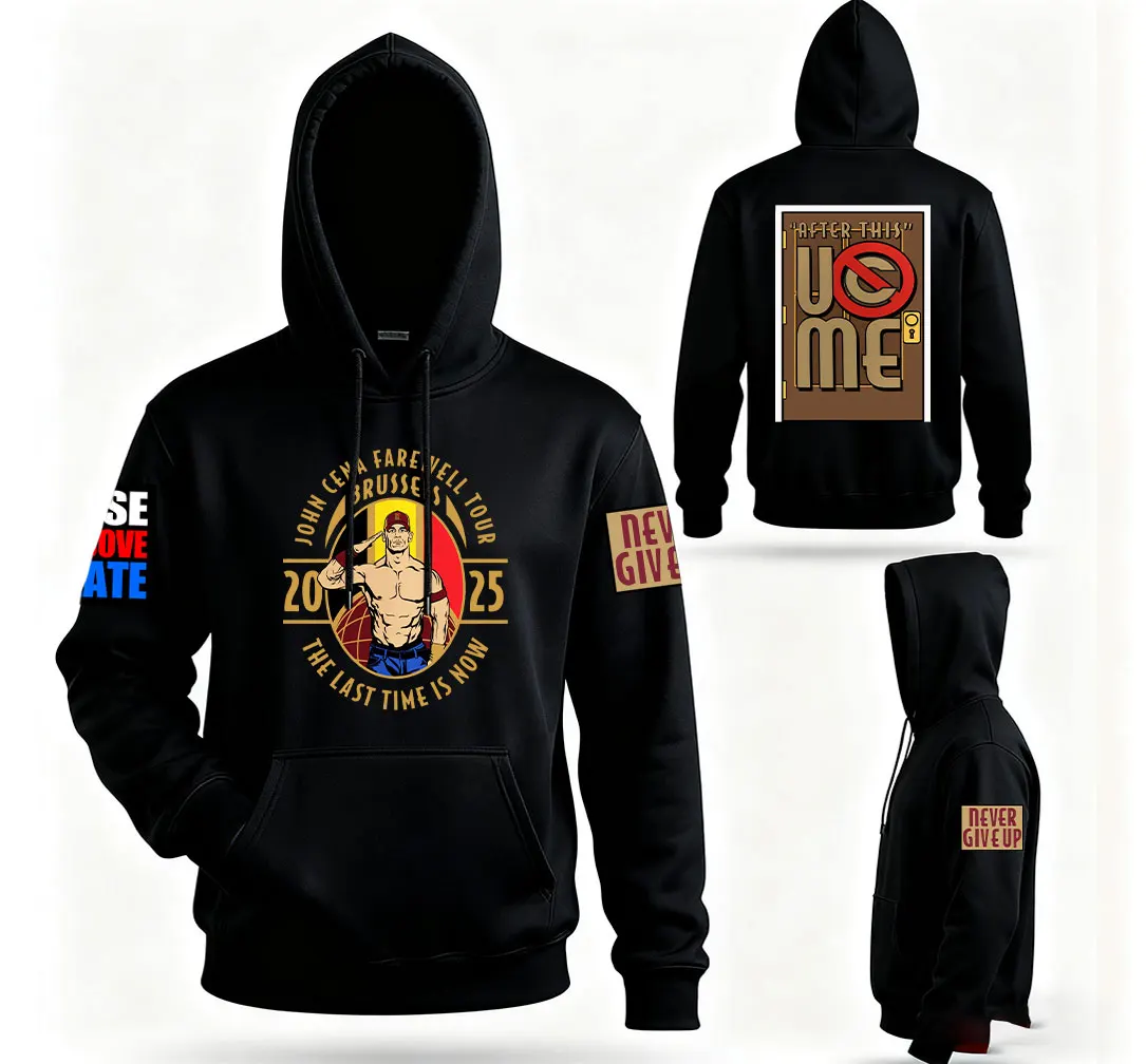 جون سينا الوقت الأخير هو الآن وداع 2025 جولة هوديي البلوز الذكور سوداديرا هومبر الحرارية هوديي مروحة تذكارية أفضل الهدايا #4