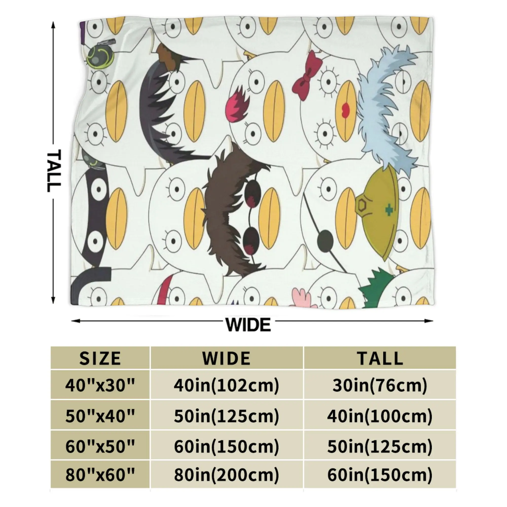 الراحة إليزابيث جينتاما نسيج أنيمي بطانية أريكة الزخرفية يلقيات والبطانيات خفيفة الوزن رقيقة المخملية للخارجية #5