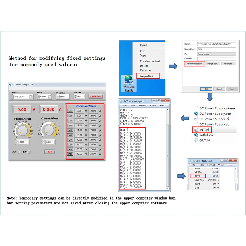 KUAIQU RS232/USB High Power Adjustable LAB Power Supply 1000V 800V 400V 300V 600V 30V 5A 10A Memory Storage,Output,Software PC