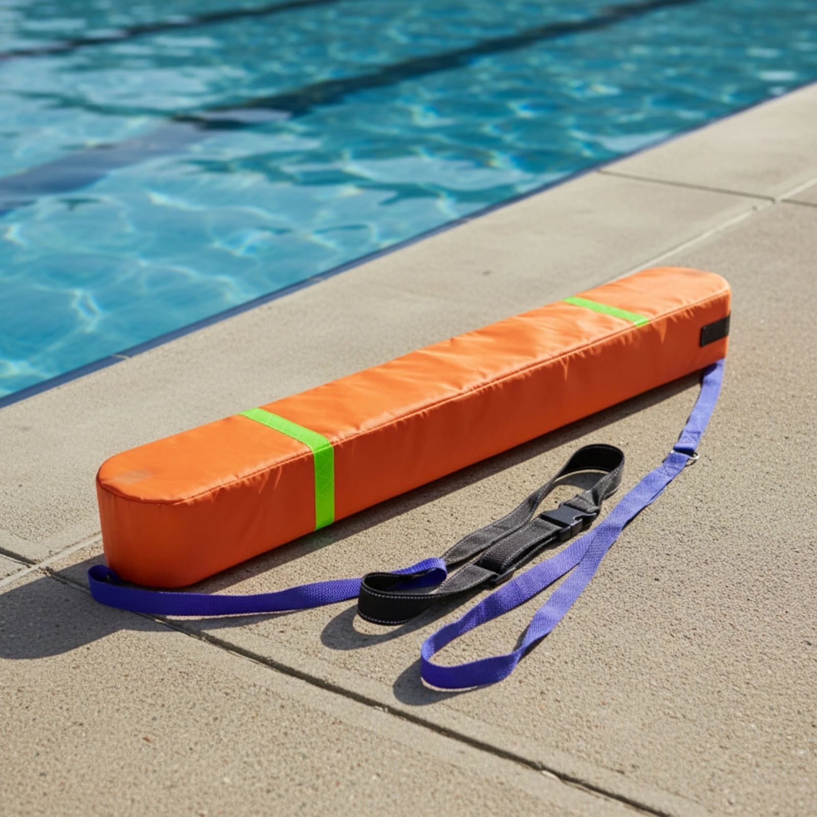 Lifeguard Rescue Tube Padded Rescue Tube Lifeguard Buoy Buoyant Flotation Buoy Long-Lasting for Lifeguards, Swimming Pools