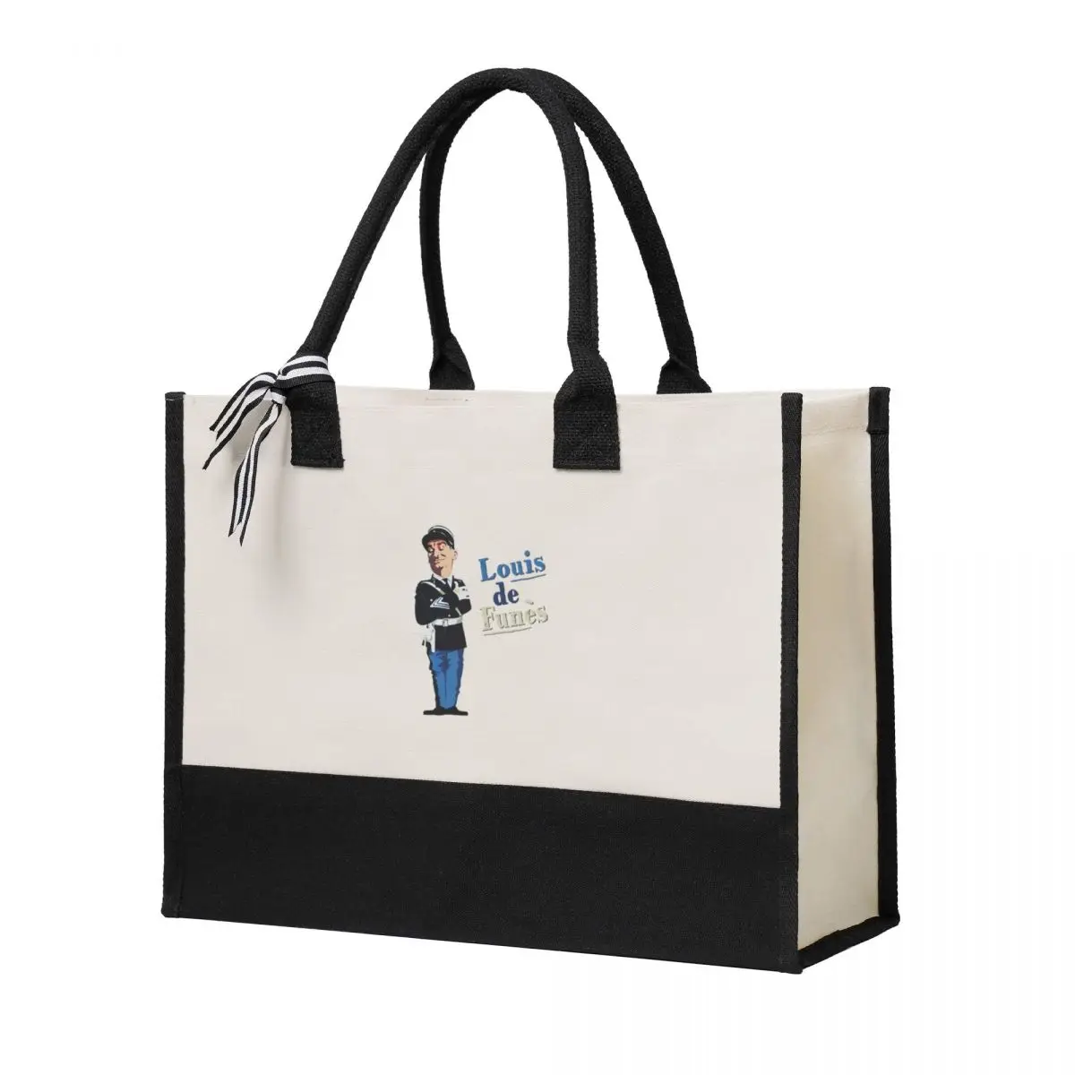 Canvas Gift Shopping Bag Louis De Funes Canvas Large Capacity Bag Customizable Quality Gifts