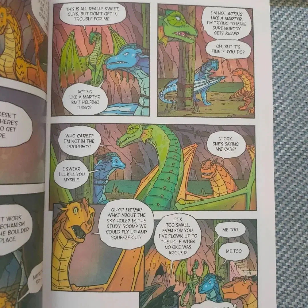 Wings of Fire Comics Edition 1-5 English fantasy adventure story book