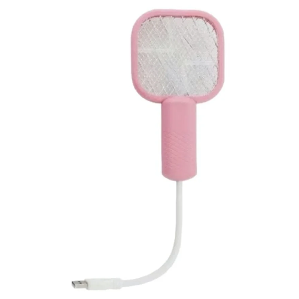 

Pest Control USB Mosquito Swatter Trap UV Light Electric Shock Fly Bug Zapper Security Net Portable Insect Racket Home